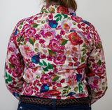 Lauren - 1/2 Button Front Long Sleeve Cotton Collared Shirt