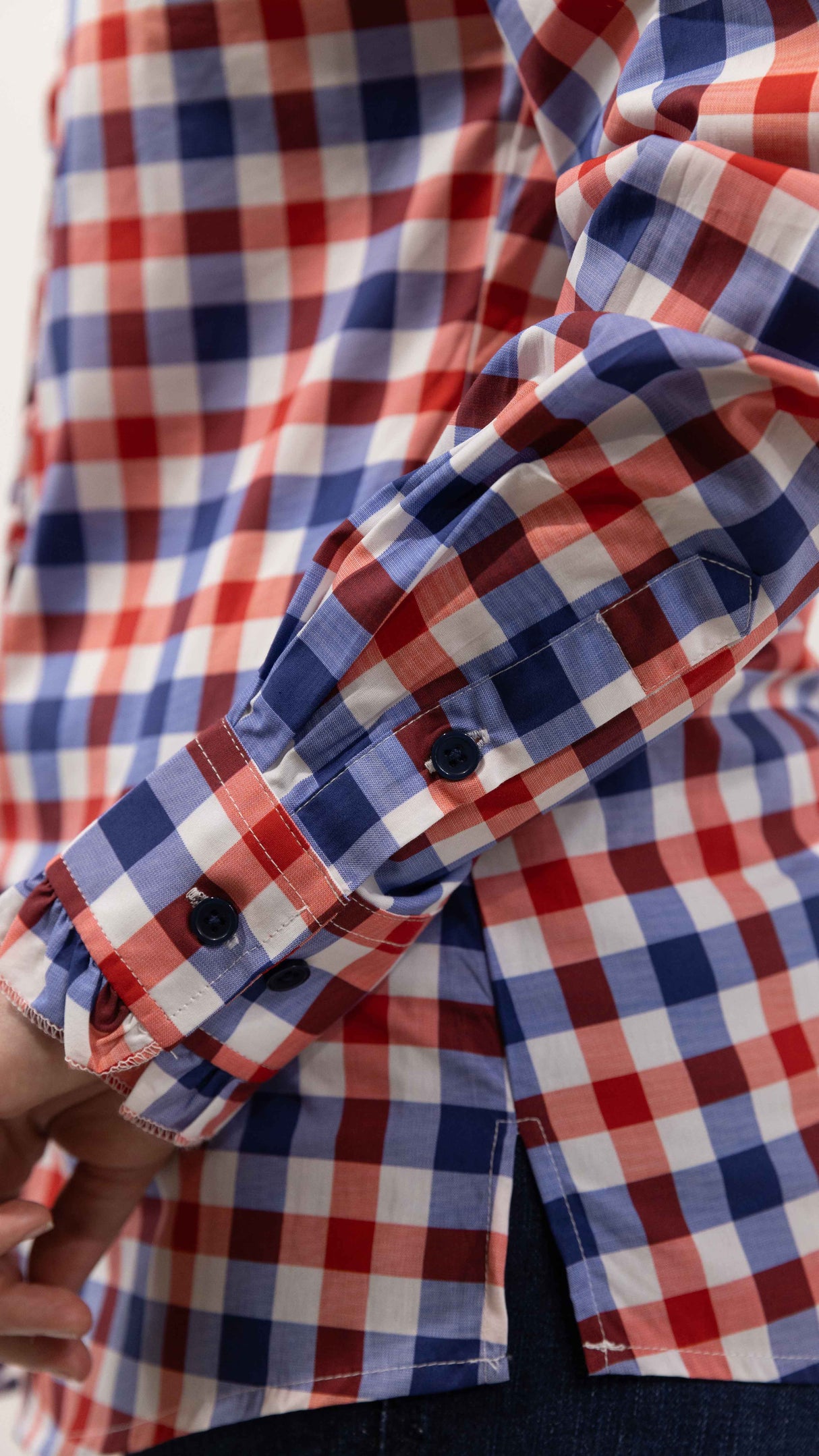 Cadence - Long Sleeve Collared Shirt WITH Ruffles