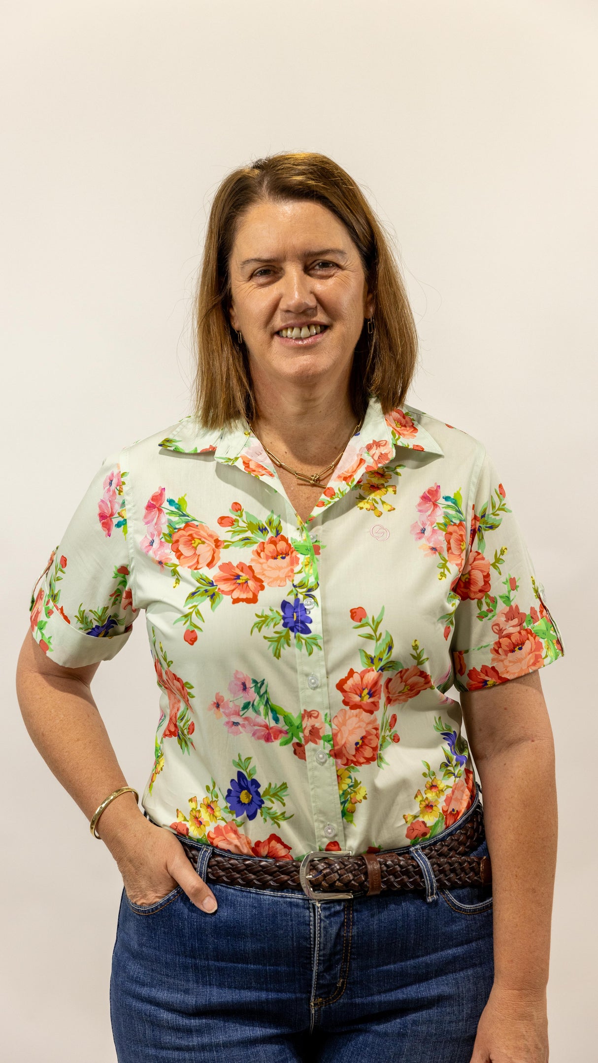 Maryanne - SHORT Sleeve Cotton Shirt