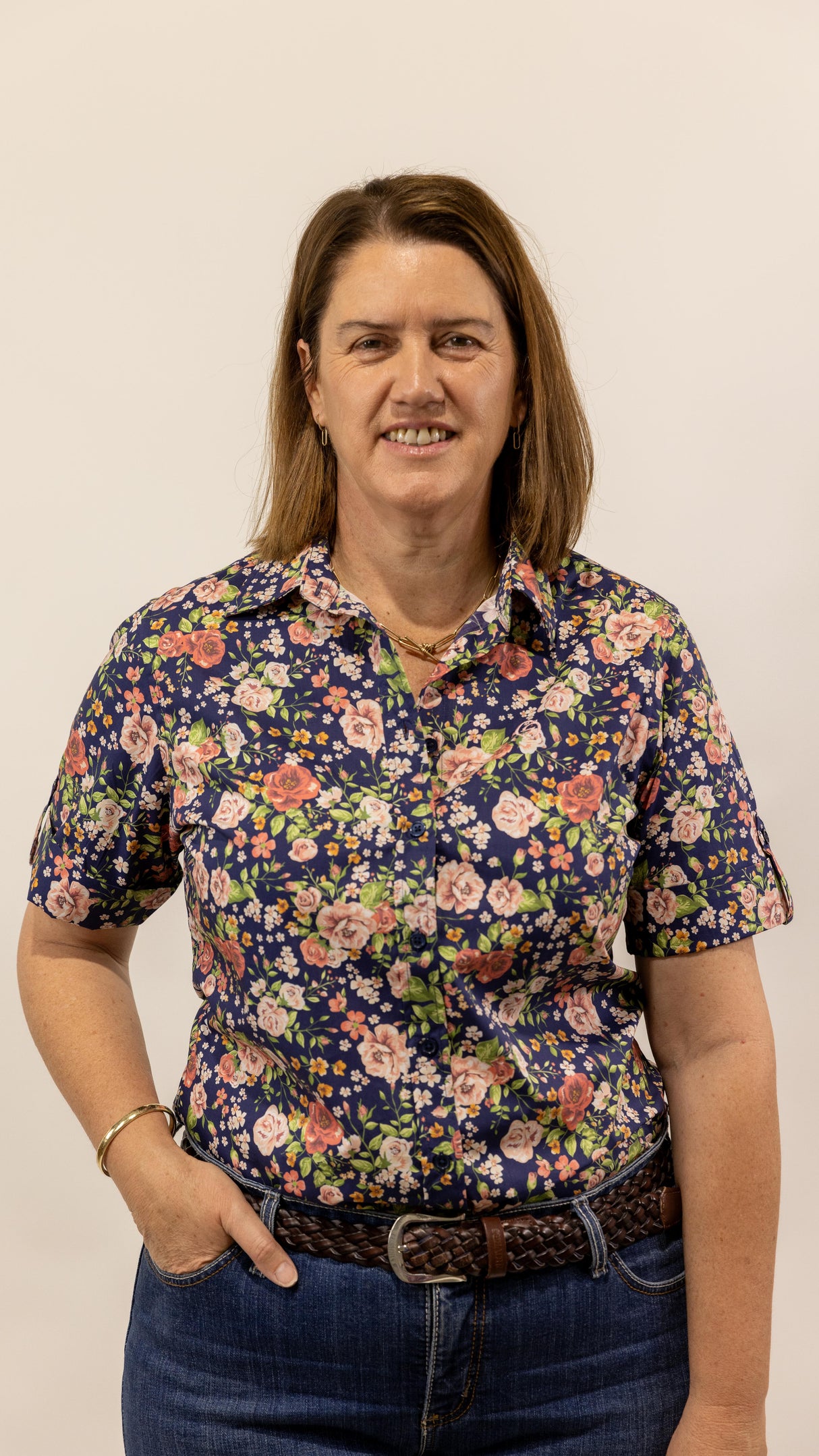 Hayley - SHORT Sleeve Cotton Shirt