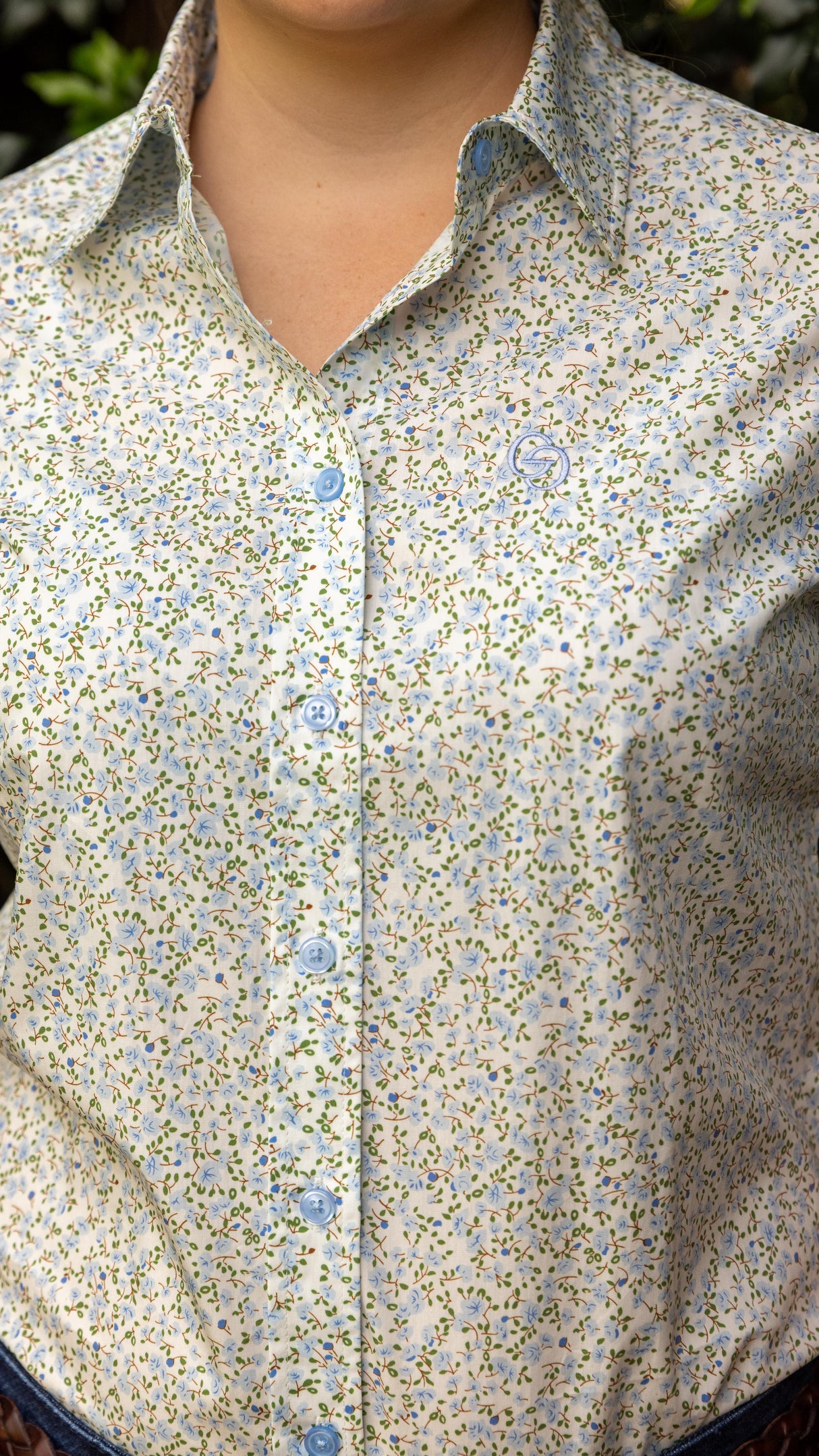 Amelia - SHORT Sleeve Cotton Shirt