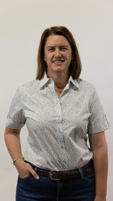 Amelia - SHORT Sleeve Cotton Shirt