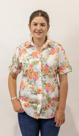 Vera - SHORT Sleeve Cotton Shirt
