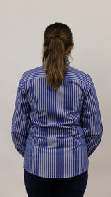 Reagan - Long Sleeve Collared Shirt WITH Ruffles