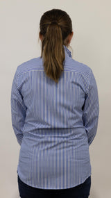 Katrina - Long Sleeve Collared Shirt WITH Ruffles