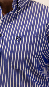 Robbie - Mens Long Sleeve Cotton Dress Shirt