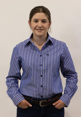 Rachel - Collared Long Sleeve Cotton Shirt