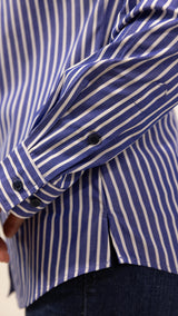 Rachel - Collared Long Sleeve Cotton Shirt