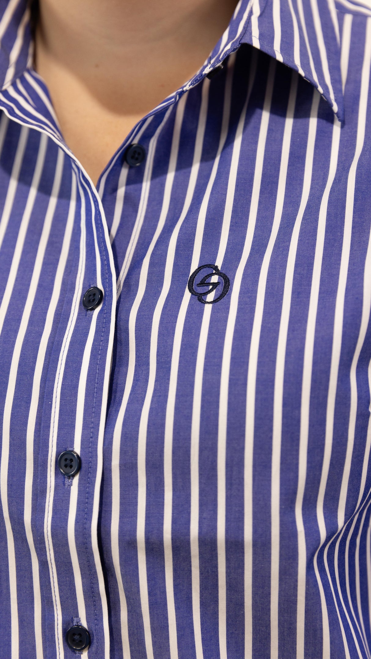 Rachel - Collared Long Sleeve Cotton Shirt