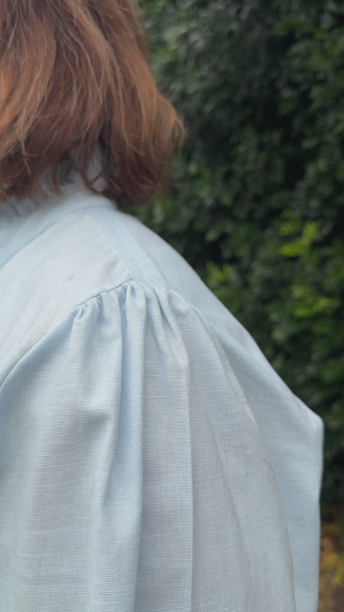 Elise - Light Blue Blouse