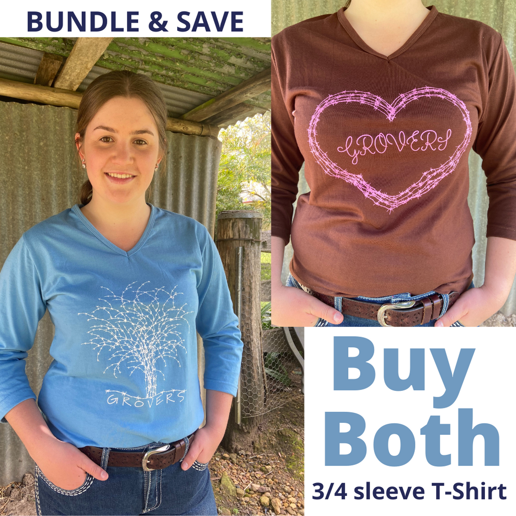 Bundle - 2 of 3/4 Sleeve T-Shirts