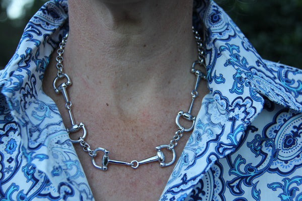 3 Snaffle Bit Necklace - Australian made